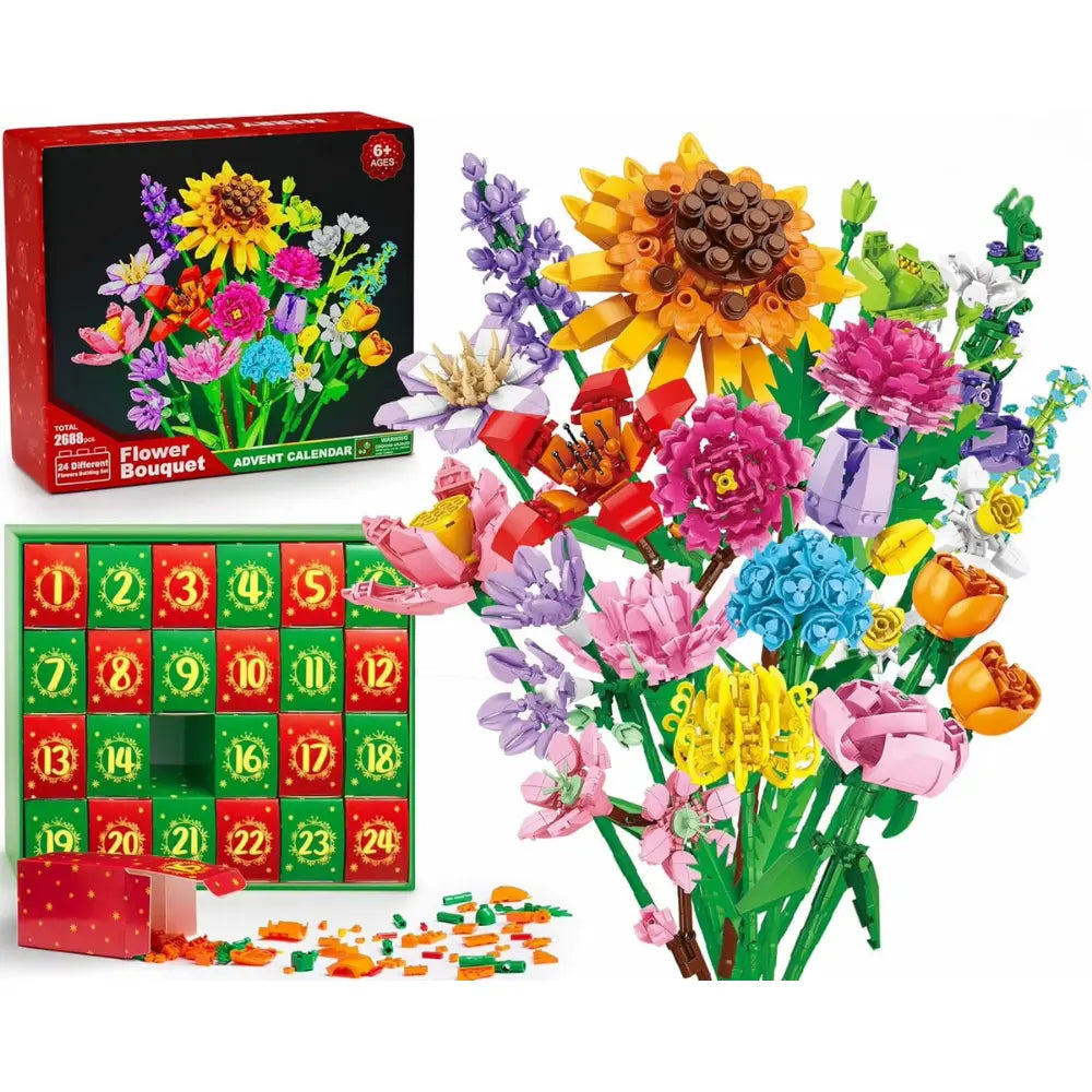 24'lü Çiçek Blokları Dekor Mevsimi