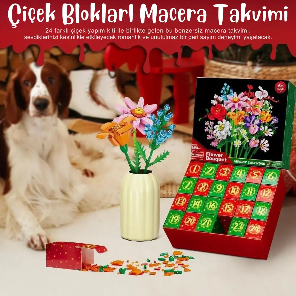 24'lü Çiçek Blokları Dekor Mevsimi