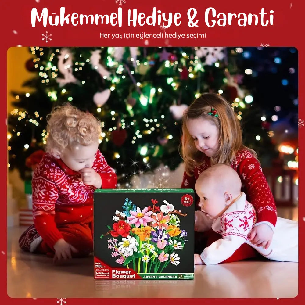 24'lü Çiçek Blokları Dekor Mevsimi