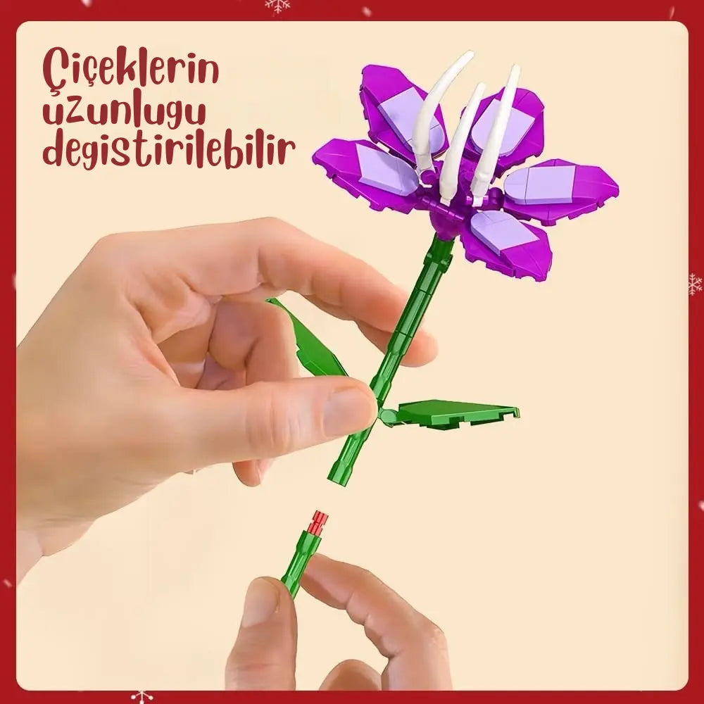 24'lü Çiçek Blokları Dekor Mevsimi